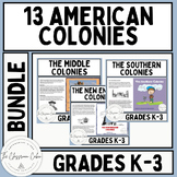 13 American Colonies Bundle American History Lessons for G