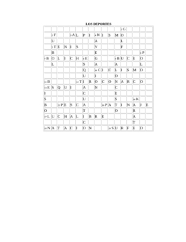 13 Bilingual Spanish Crossword Puzzles by Mary Ellen Page TPT