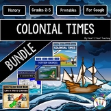 13 Colonies Activities Bundle: Life in Colonial America wi