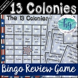 13 Colonies Bingo Unit Review & Test Prep