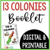 13 Colonies Flipbook - Booklet Review Activity