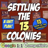 13 Colonies Colonial America Unit Activities Bundle for Am