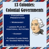 13 Colonies: Colonial Governments