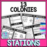 13 Colonies Reading and Puzzles Activity - Reading Compreh
