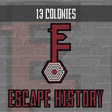 13 Colonies Escape Room Activity - Printable Game & Digita