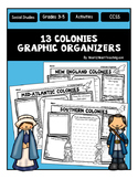 13 Colonies Graphic Organizers for Research Reports | Guid
