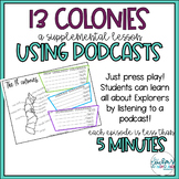 13 Colonies History Notes & Podcast