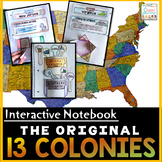 13 Colonies Interactive Notebook Thirteen- Colonial New En