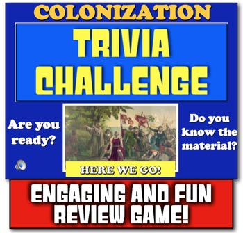 Preview of 13 Colonies Review Game | Play Jeopardy-like Game to Review 13 Colonies!