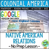 13 Colonies & Native Americans Lesson - French & Indian Wa