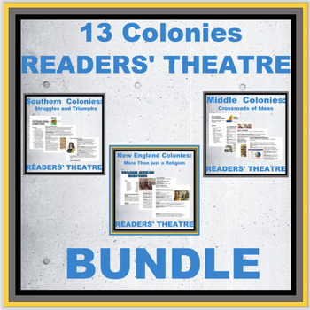 Preview of 13 Colonies Readers Theatre Bundle