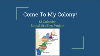 13 Colonies Research Project By Teaching 5 | Teachers Pay Teachers