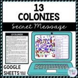 13 Colonies Secret Message Activity for Google Sheets™ | D