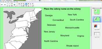 Preview of 13 Colonies Smart Board Presentation