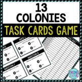 13 Colonies Task Cards Review Game - Colonial America