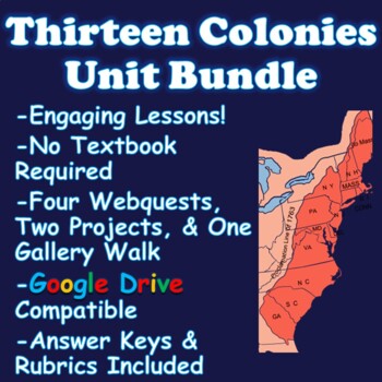 Preview of 13 Colonies Unit Bundle
