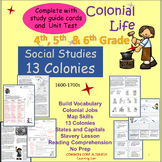 13 Colonies and Colonial Life Settlements