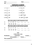 13 Comparing Numbers Worksheets