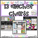 13 Early Elementary Anchor Charts