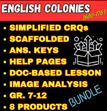 Thirteen English Colonies - CRQ Bundle