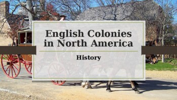 Preview of 13 English Colonies in North America PowerPoint