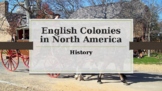 13 English Colonies in North America PowerPoint