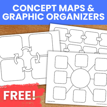Preview of 13 FREE Concept Maps/Graphic Organizers