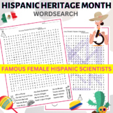 13 Famous Female Hispanic Scientists Word Search