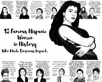 Preview of 13 Famous Hispanic Women in History Who Made Enormous Impact, Influencers, Print