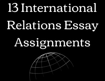 international relations argument essay