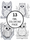 13 Realistic Owl Coloring Pages For Teens And Adults