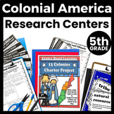 13 (Thirteen) Colonies Unit Research Project