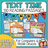 130 Close Reading Comprehension Passages with Questions Pr