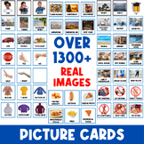 1300+ REAL IMAGE CARDS | First Then Board | Visual Aid | S