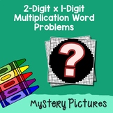 2 By 1 Digit Multiplication Word Problems 1-Step, Multiply