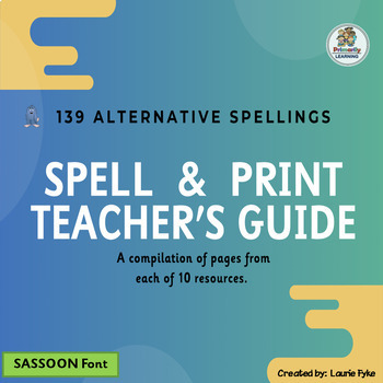 Preview of 139 Alternative Spellings Guide & Word List - Science of Reading - SASSOON
