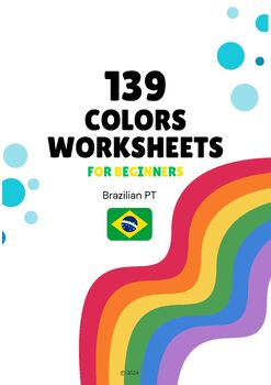 Preview of 139 Colors Worksheets - Brazilian PT