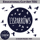 13sparrows Educational Clip Art Terms of Use