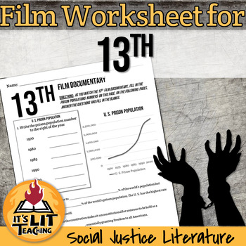 Preview of 13th Documentary Worksheet