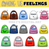14 Among us Feeling Clipart/funny face expressions+ 14 bla