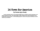 14 Cows for America anticipation guide