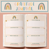14 Day Gratitude Journal for Kids - Rainbow Theme