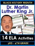 14 ELA Martin Luther King Activities : Gr 3-4  Black Histo