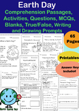 14 Earth Day Activities Reading Comprehension Passages Wri