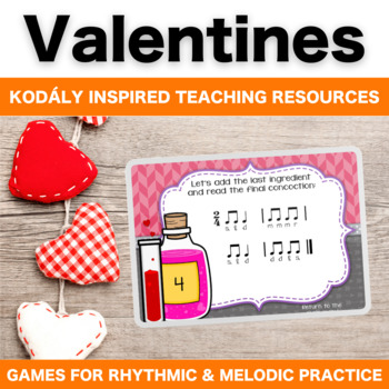 Preview of Valentine's Music: 14 Games for Music Practice for Valentine's & Beyond