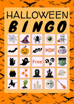 14 Halloween Bingo Cards, Printable Party Game, Classroom Activity