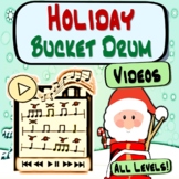 14 Holiday Bucket Drum Play Along Videos For All Levels!