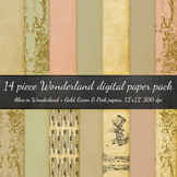 Digital Paper - Alice in Wonderland