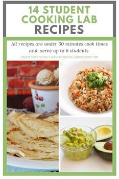 Preview of 14 Recipes for Student Cooking Labs