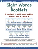 14 Sight Words Booklets to Support Barton* Students in Boo